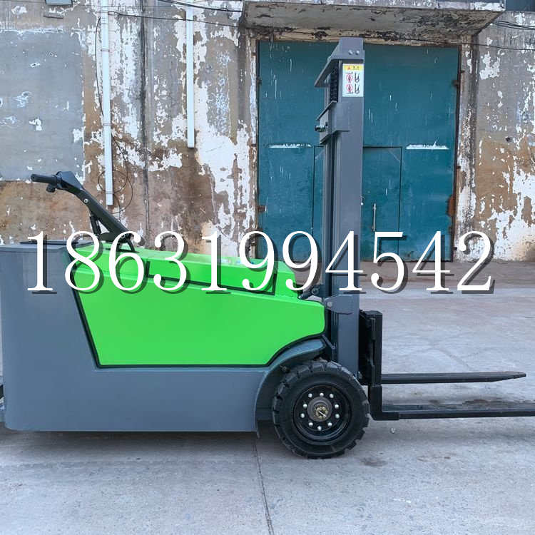 景泰县小型电动叉车1吨2吨步行站驾式电瓶堆高充电装卸车液压升降车铲车